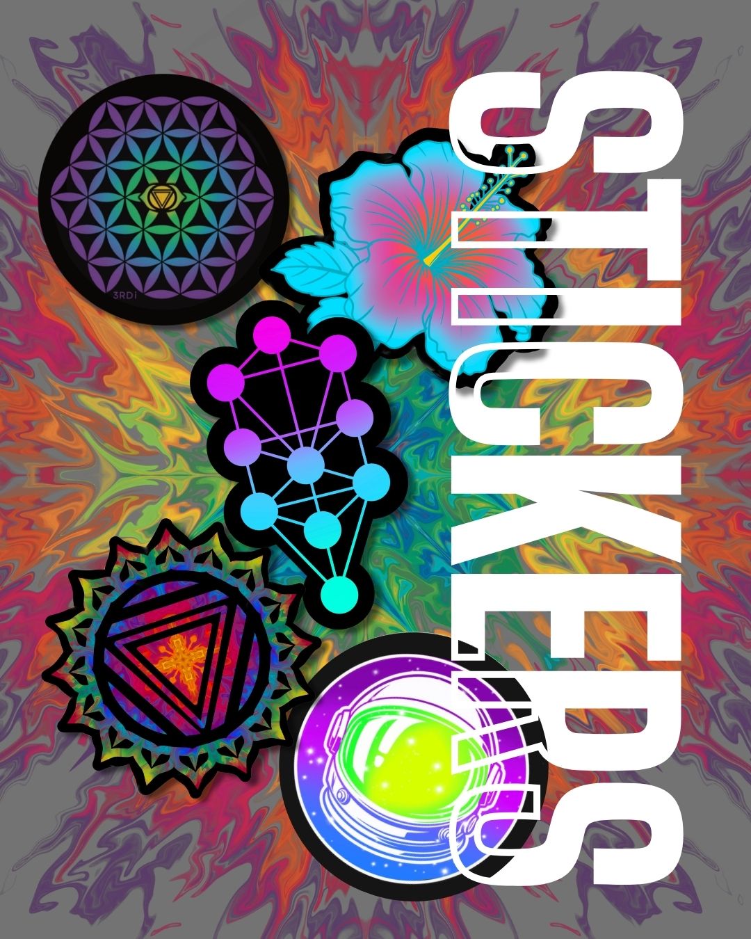 Pack of 5 Stickers