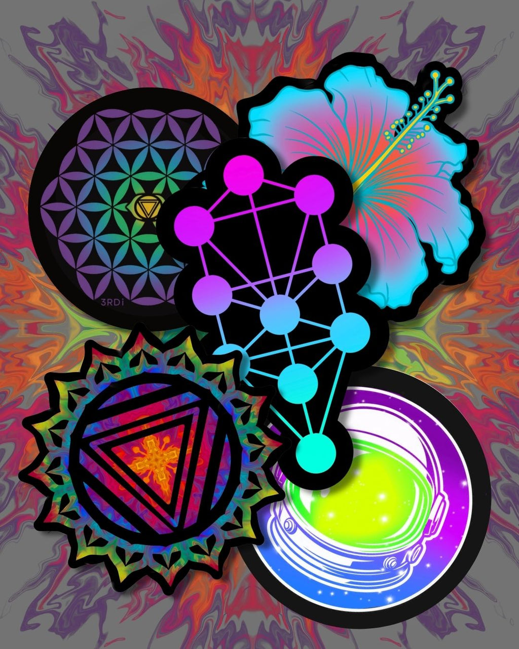 Pack of 5 Stickers