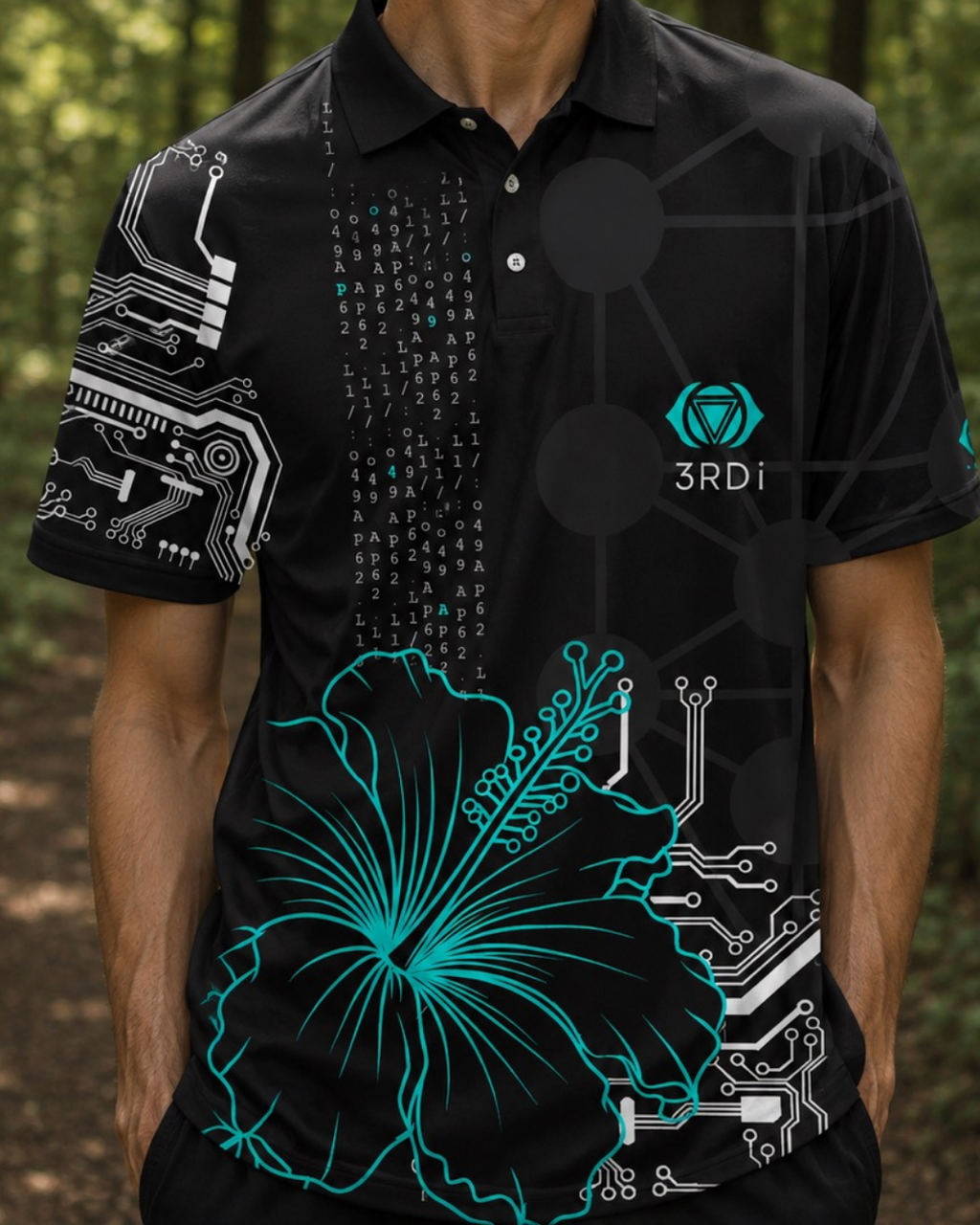 HIBISCUS | Sublimated Polo Shirt PRE-ORDER